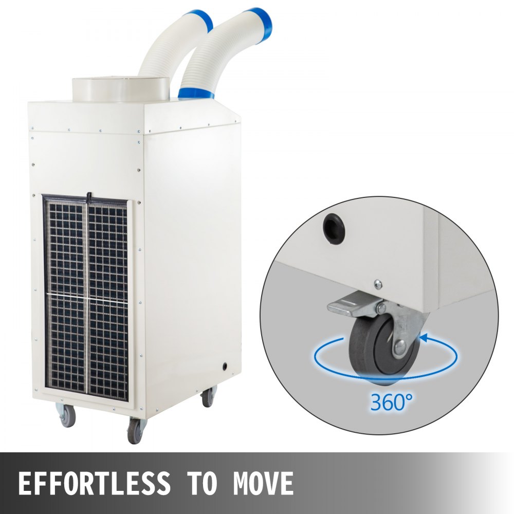 Condizionatore D'aria Con Ruote R410a 18000btu Condizionatore Portatile 1700w