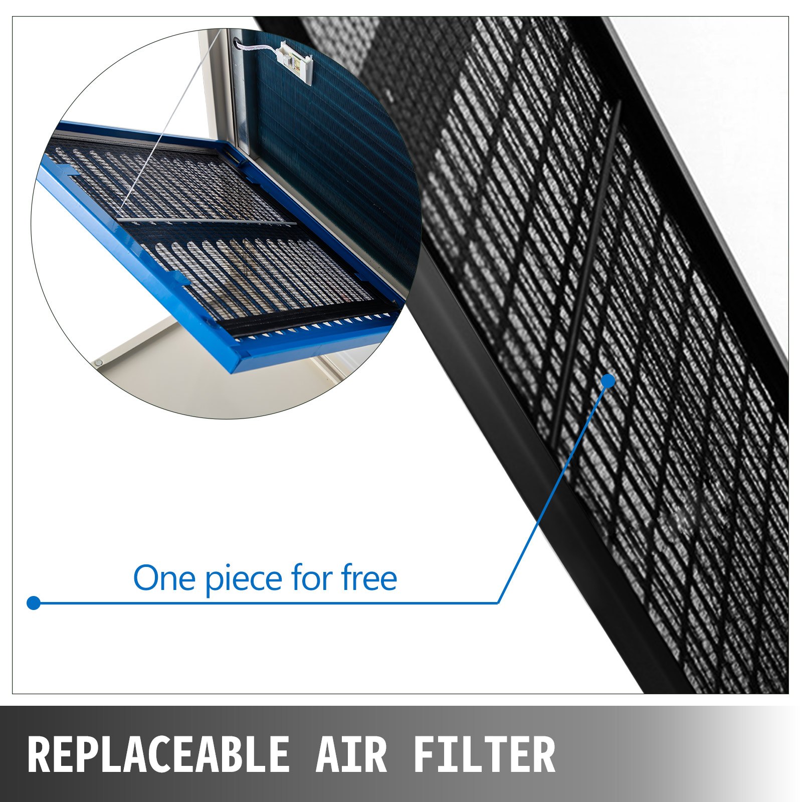 Condizionatore D'aria Con Ruote R410a 18000btu Condizionatore Portatile 1700w