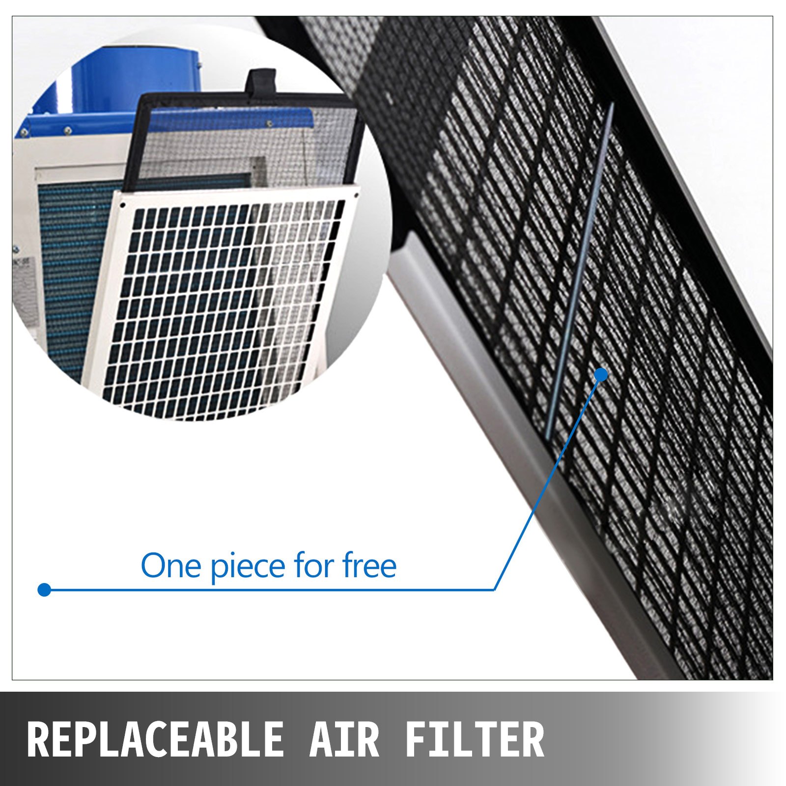 Industriale Aria Condizionatore Portatile Raffreddatore D'aria 6.5 Kw Con Ruote