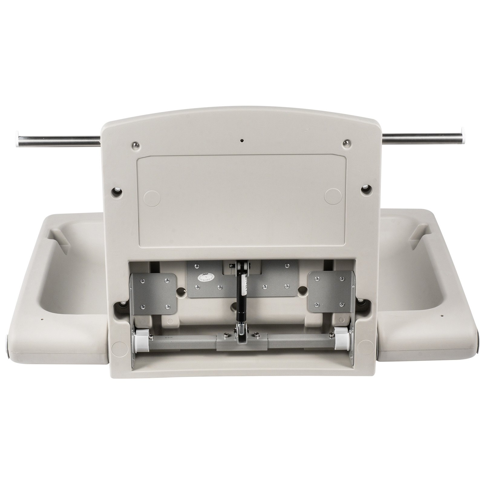 VEVOR Fasciatoio per Bambino, Fasciatoio da Parete, Fasciatoio da Muro, Fasciatoio Pieghevole, Fasciatoio per Pannolini per Bambini, Capacità di Carico 15 kg, Colore Grigio