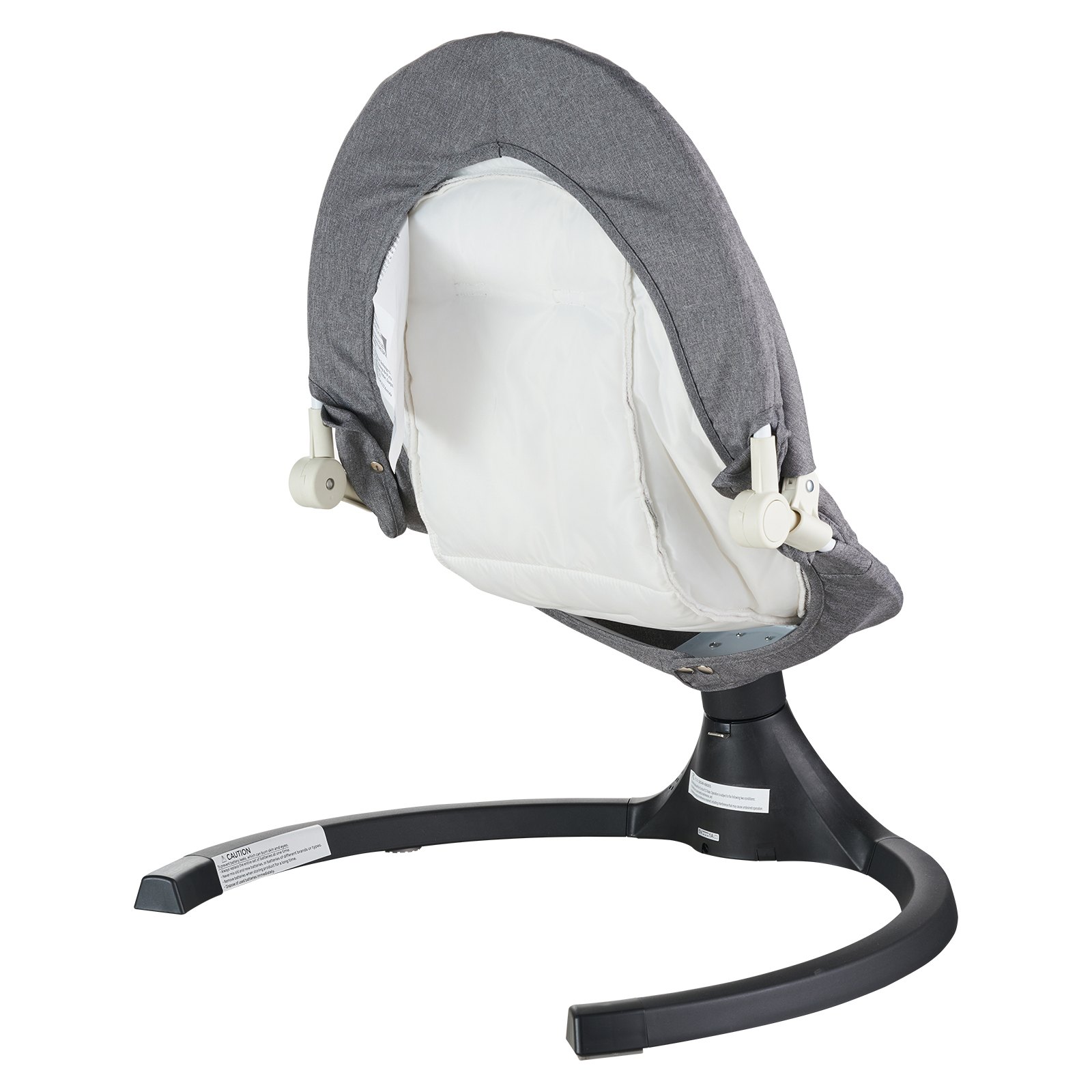 VEVOR Altalena a Dondolo per Bambini, 5 Velocità 3 Posizioni di Seduta, Sdraietta per Neonati con Bluetooth, 10 Ninne Nanne e Barra dei Giocattoli, Altalena Portatile per Neonati, Capacità Peso 9 kg