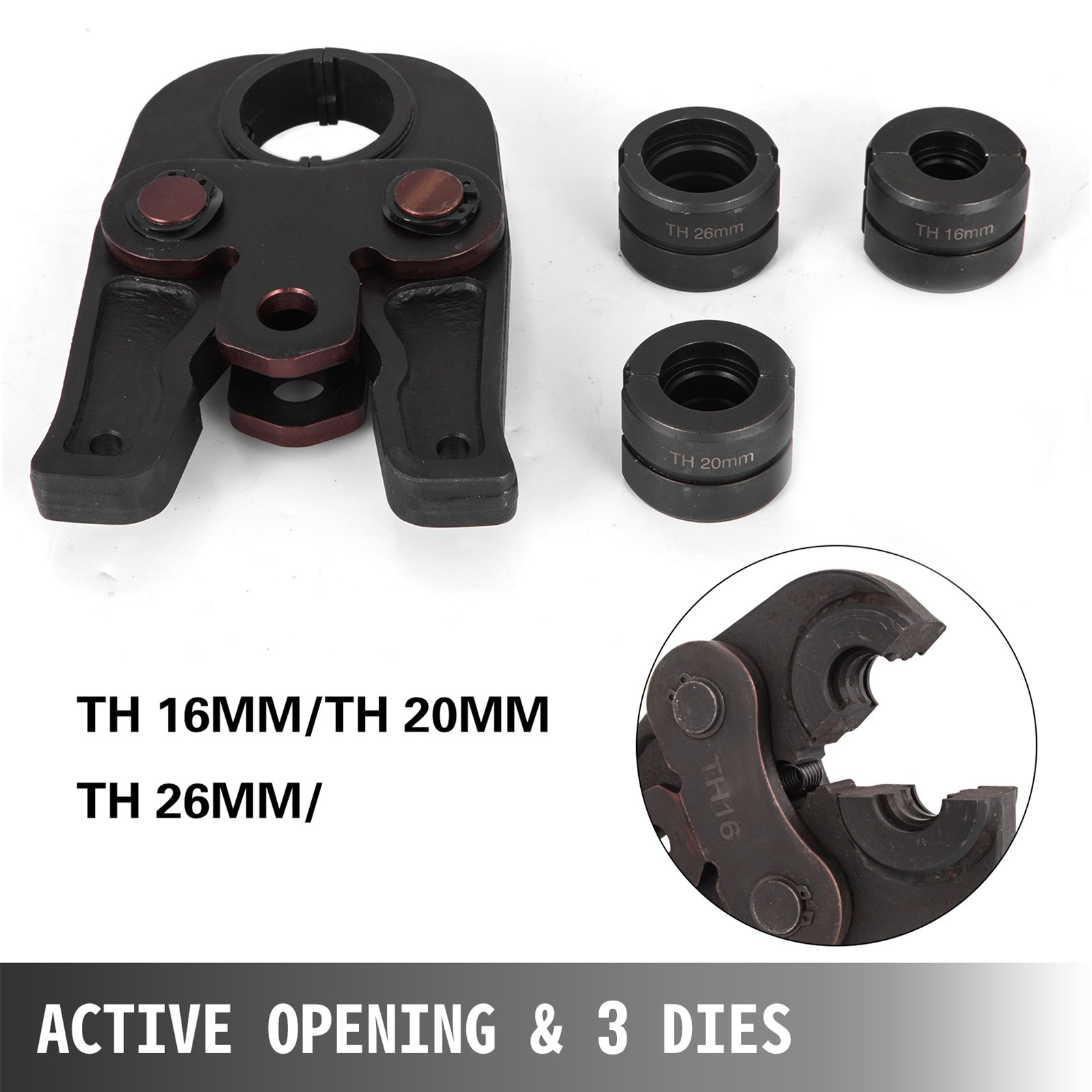 Ganascia Per Pinza Crimpatrice TH16-32mm per Tubo in Plastica Alluminio PEX PB