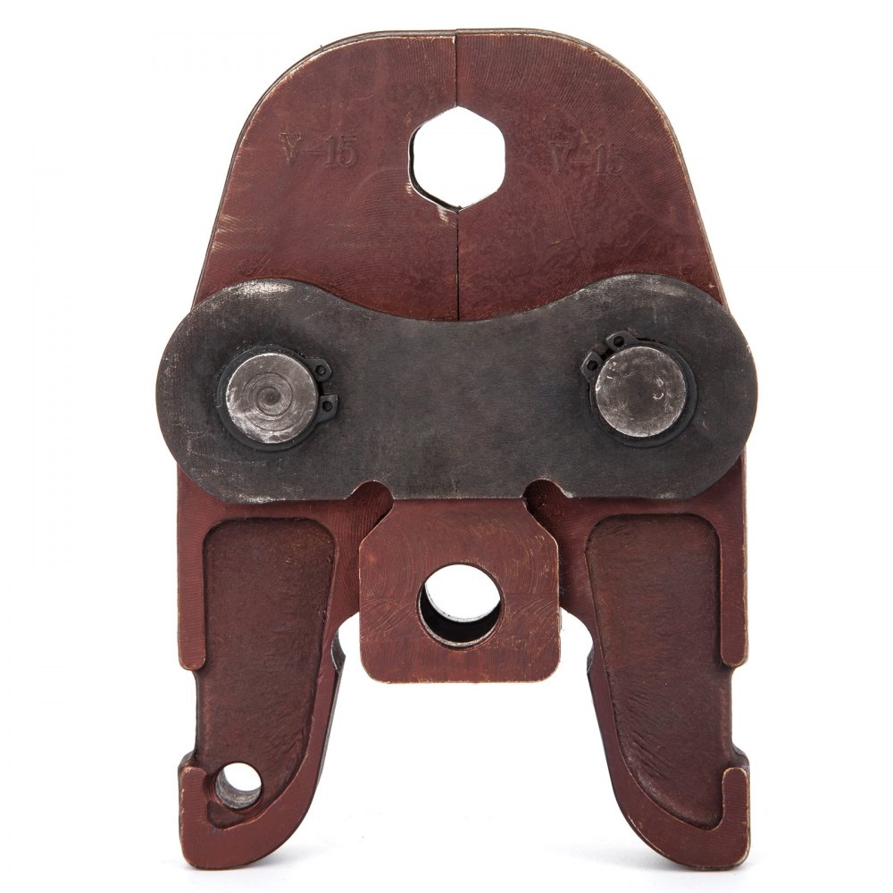 VEVOR Pinze a Crimpare per Tubi a Fiore V15mm, Pinze a Crimpare per Tubi Idraulici in Acciaio 5LBS, Ganasce per Idraulici a Pressione Ganasce per Raccordi a Pressare Crimpare per Idraulici a Pressione