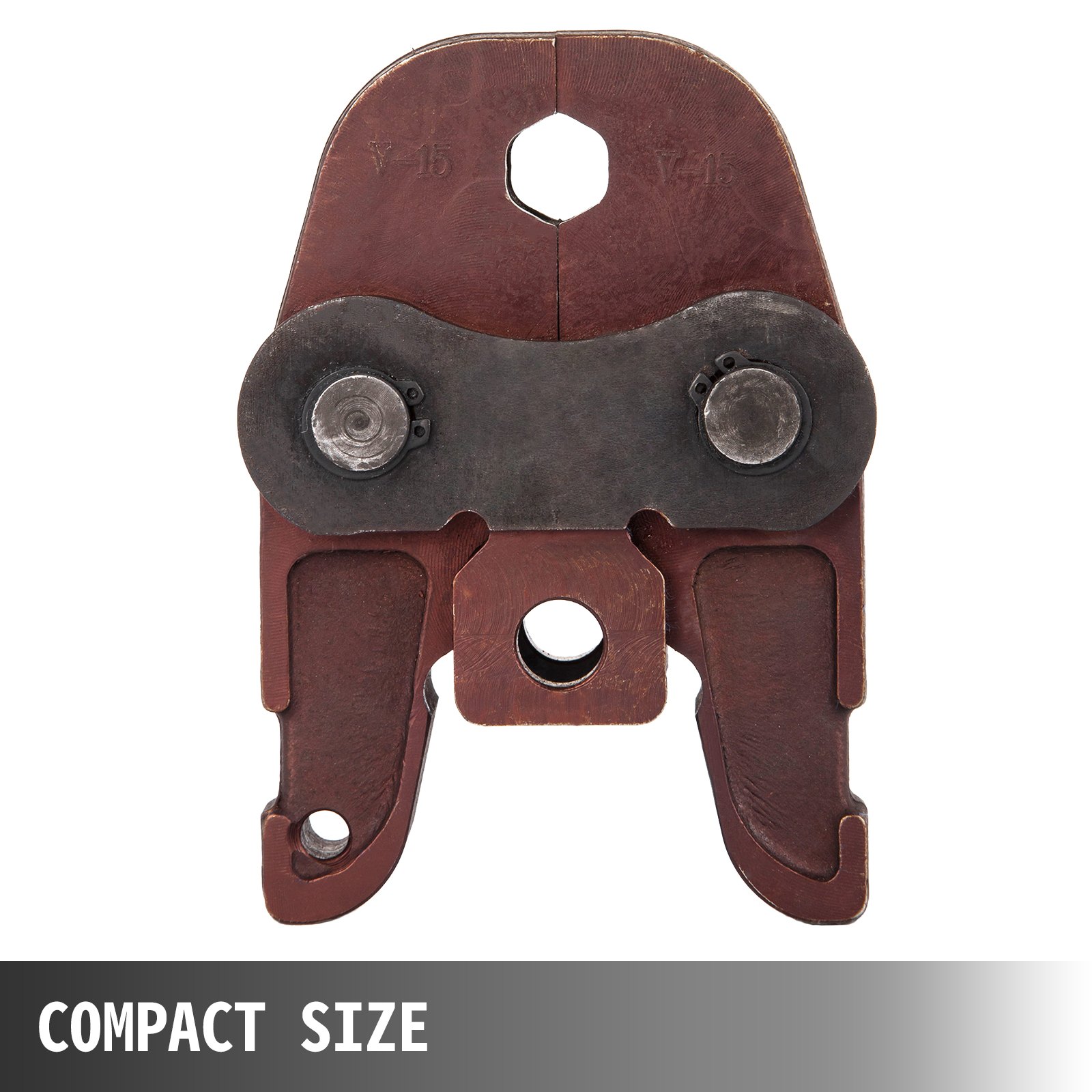 VEVOR Pinze a Crimpare per Tubi a Fiore V15mm, Pinze a Crimpare per Tubi Idraulici in Acciaio 5LBS, Ganasce per Idraulici a Pressione Ganasce per Raccordi a Pressare Crimpare per Idraulici a Pressione