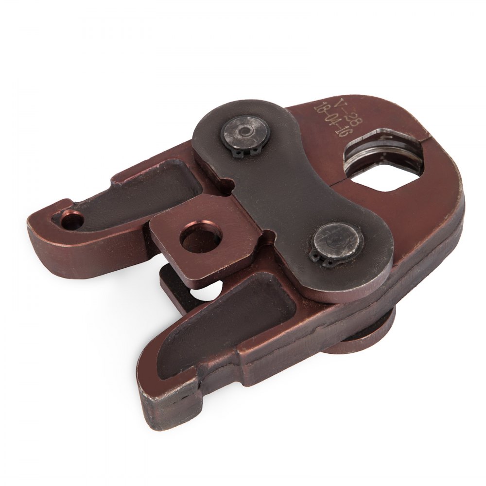 VEVOR  Pinza Crimpatrice V28 Apertura max 28 mm, Pinza a Pressare Ganascia, Ganasce Professionali in Acciaio per il Collegamento di Tubi in Plastica di Alluminio, Tubi in PEX, Tubi in PB