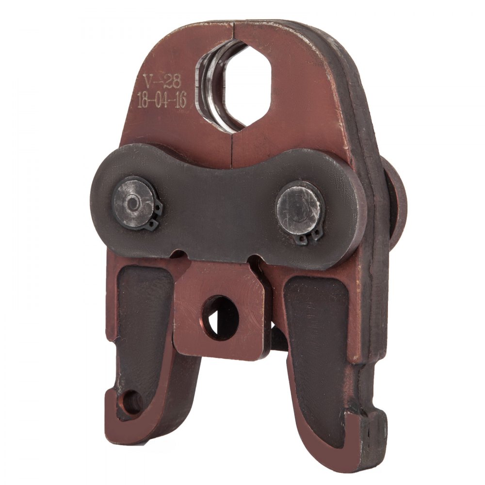 VEVOR  Pinza Crimpatrice V28 Apertura max 28 mm, Pinza a Pressare Ganascia, Ganasce Professionali in Acciaio per il Collegamento di Tubi in Plastica di Alluminio, Tubi in PEX, Tubi in PB