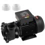 VEVOR Pompa per spa a 2 velocità, Frame 56, Pompa per spa vasca idromassaggio a doppia velocità, 1900 W / 43 m³/h / 18 m, 450 W / 21,5 m³/h / 4,4 m, Interfaccia rotante a 90° per idromassaggio