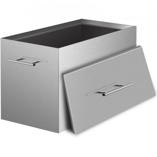 Contenitore Per Pane In Acciaio Inox 34x23x14,5 Cm Con Coperchio Arrotolabile E Fori Di Ventilazione