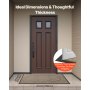 VEVOR Zerbino per Ingresso, 1194 x 813 mm, Tappetino Commerciale per Interni ed Esterni, Tappeto con Supporto, Tappeto Elegante  d'Ingresso Lavabile Resistente per Corridoio, Balcone, Marrone
