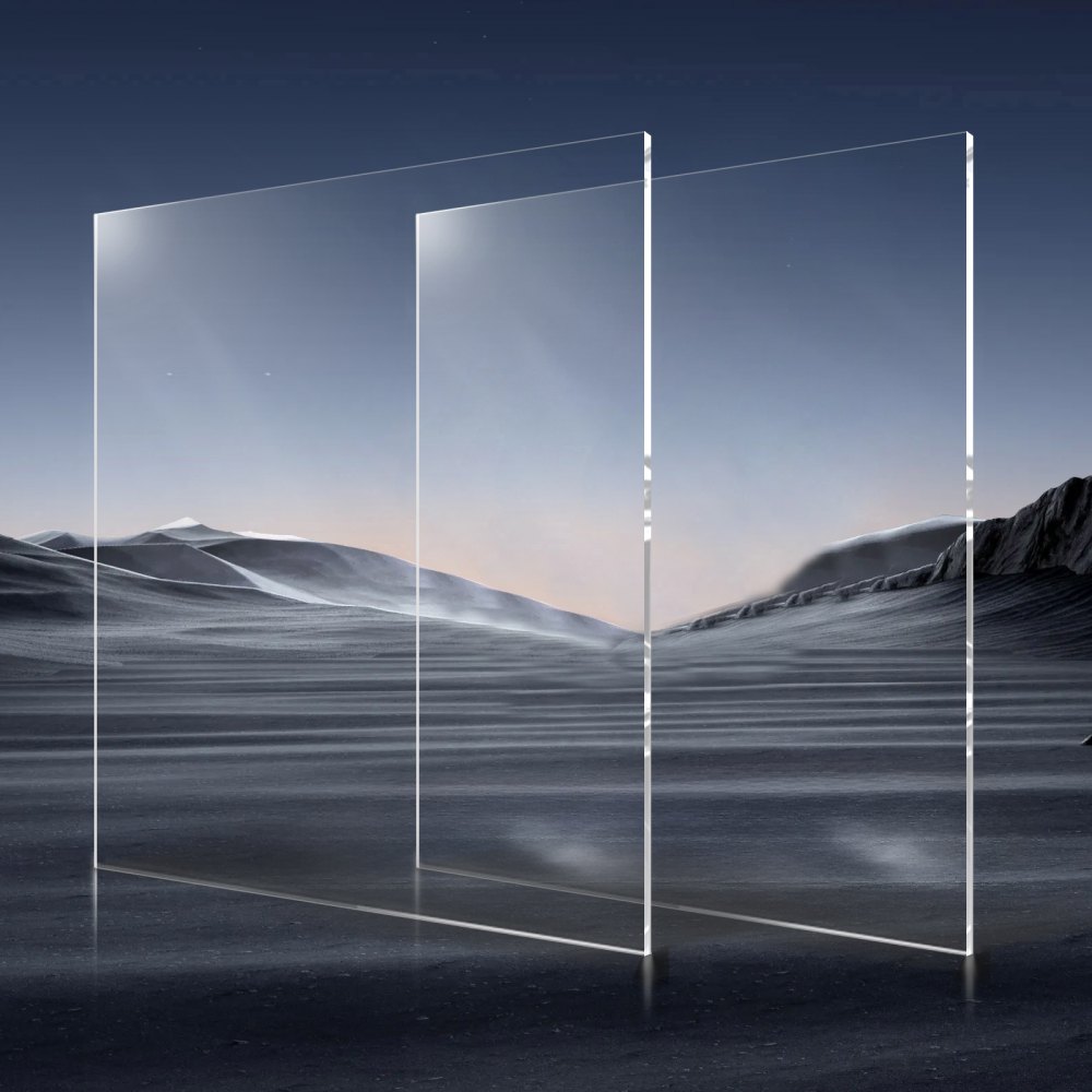 VEVOR Lastra Acrilica in Plexiglass, 610 x 914 mm, Spessore 6 mm, Vetro Trasparente Fuso in Plastica Trasparente per Progetti di Artigianato, Vetro di Ricambio per Cornici, Espositore Fai da Te