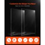 VEVOR Fogli Acrilici in Plexiglass 610 x 914 mm Spessore 3 mm Vetro 2 Pezzi