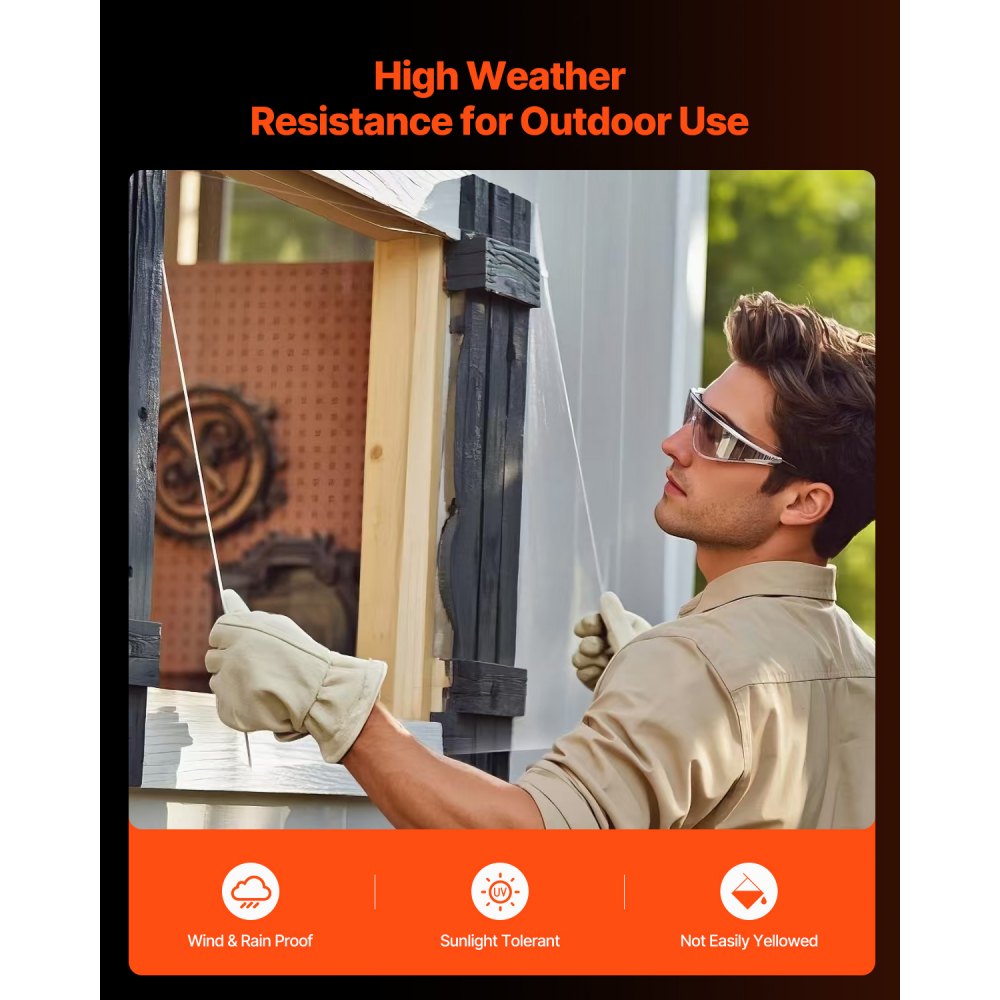 VEVOR Lastra Acrilica in Plexiglass, 914 x 1219 mm, Spessore 6 mm, 1 Pezzo, Vetro Trasparente Fuso Plastica Trasparente Progetti di Artigianato, Vetro di Ricambio per Cornici, Espositore Fai da Te