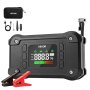 VEVOR Avviatore di Emergenza Compressore d'Aria 8000 A Picco Torcia LED Gonfiatore per Pneumatici Portatile, 9,0 Litri a Benzina / 8,0 Litri Diesel, 150 PSI, Spegnimento Automatico, Caricabatterie
