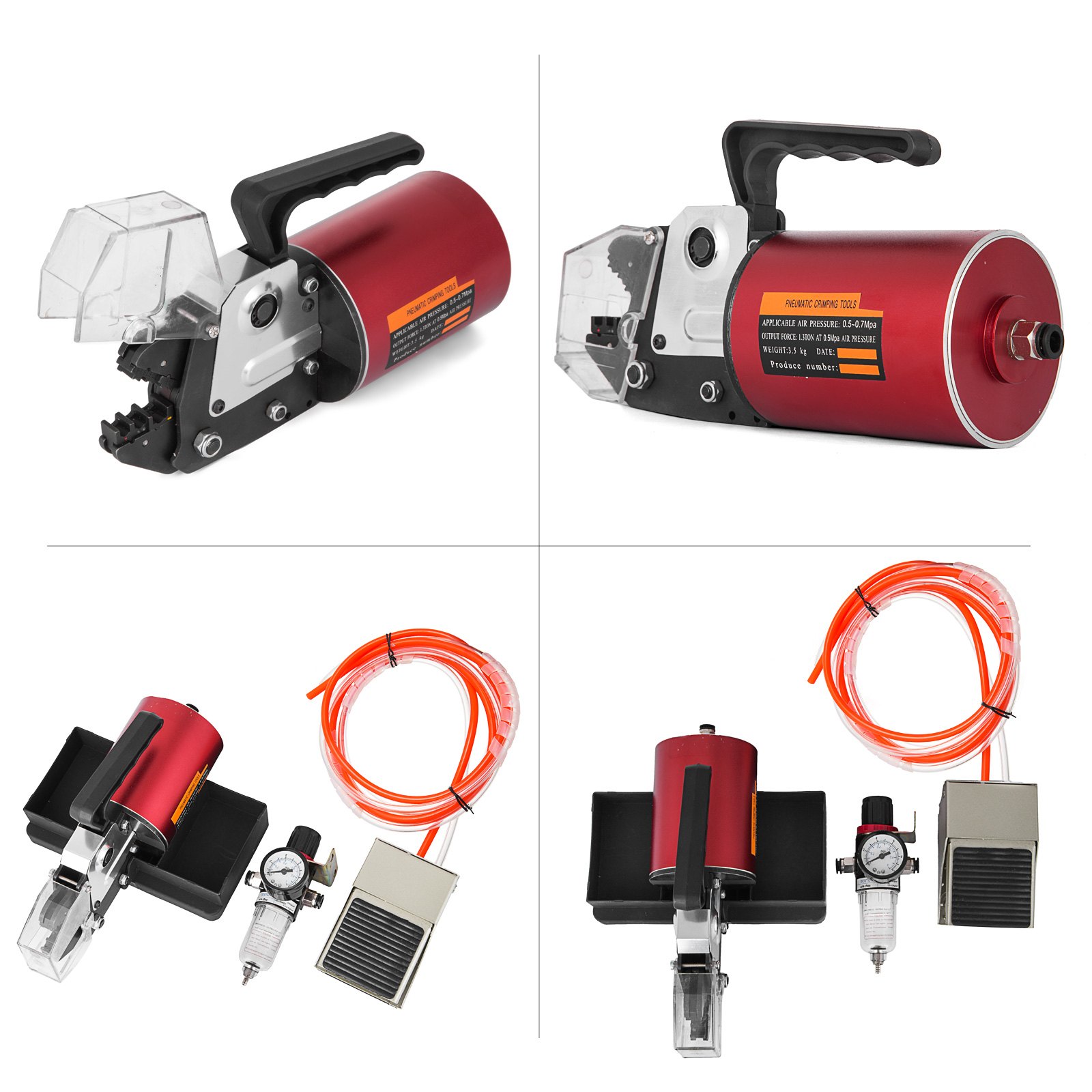 0.5-0.7mpa Pneumatico Aria Alimentazione Filo Terminale 1.3t