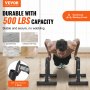 VEVOR Barre Trazione Stazione per Dip Carico 500lbs, Stazione per Dip Bar per Allenamento Fitness Parallele Push Up Stand, Barre parallele per Allenamento della Forza, Palestra Casa