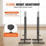 VEVOR Barre di Trazione Altezza Regolabile, Carico 200 kg per Fitness Dip Bar Station, Stabilizzatore, Parallele Push-up Stand, Parallele Barre per Allenamento Forza da Palestra da Casa