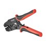 VEVOR Pinza Crimpatrice a Cricchetto per Cavi da 0,5-6 mm², per Terminali Elettrici a Design Ergonomico con Marcature Metriche e AWG, Sgancio Rapido, Forza Regolabile per più Terminali e Fai Da Te