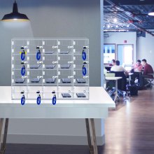 VEVOR Armadietto per cellulare in acrilico Tasca per armadietto con chiavi 20 slot Trasparente