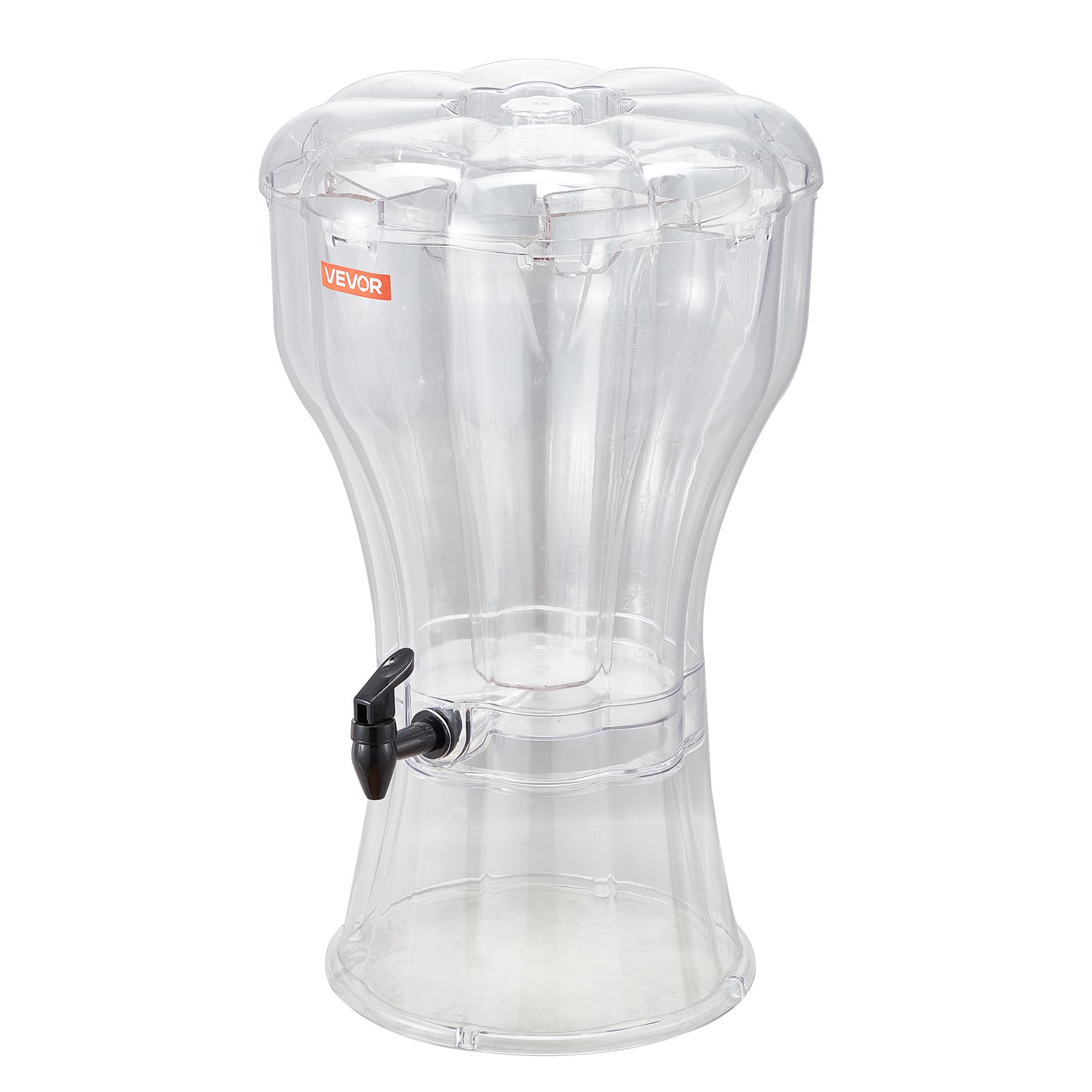 VEVOR Beverage Dispenser (13 L) for Parties, Plastic Juice Dispenser with Drip-Proof Tap, Water Dispenser for Restaurants, Hotels, Parties, Lemonade, Iced Tea, Homemade Drinks