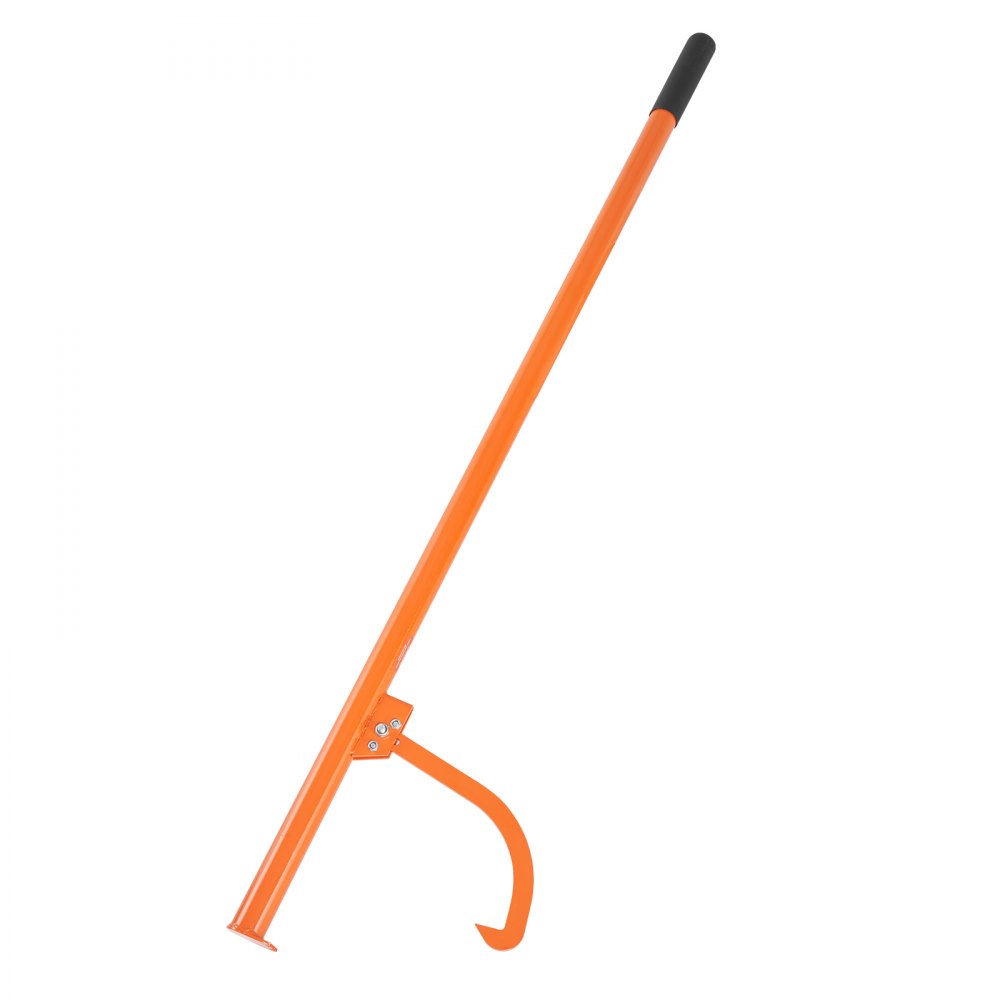 VEVOR Felling Lever, 1500 mm, Steel Log Lifter, Log Turner, Forestry Hook for Logs with Max. Diameter 81 cm, Forestry Tool, Felling Aid with Dual Function for Rolling & Clamping Logs