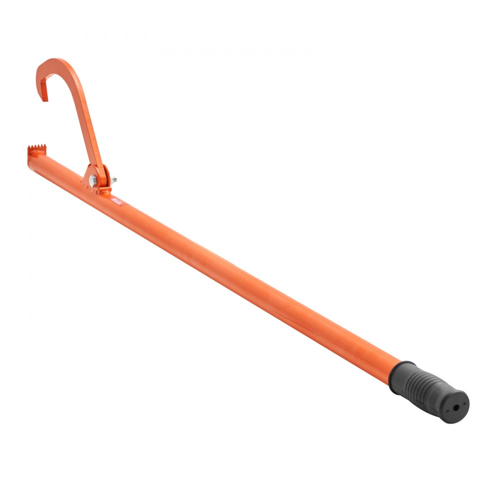 VEVOR Felling Lever, 1180 mm, robust steel log lifter, forestry hook, log lifter for logs with an 81 cm diameter, forestry tool, felling aid with dual function for rolling and clamping logs