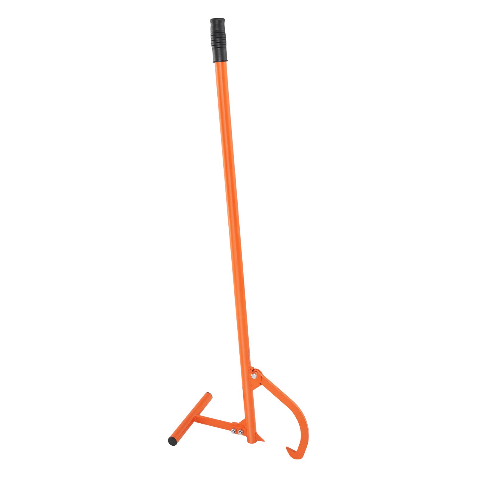 VEVOR Martinetto per Tronchi per Carichi Pesanti, 1219 mm con Maniglia in Metallo, Martinetto per Tronchi Fino a 381 mm di Diametro, con Gancio Reversibile Regolabile, per Rotolare, Tagliare Tronchi