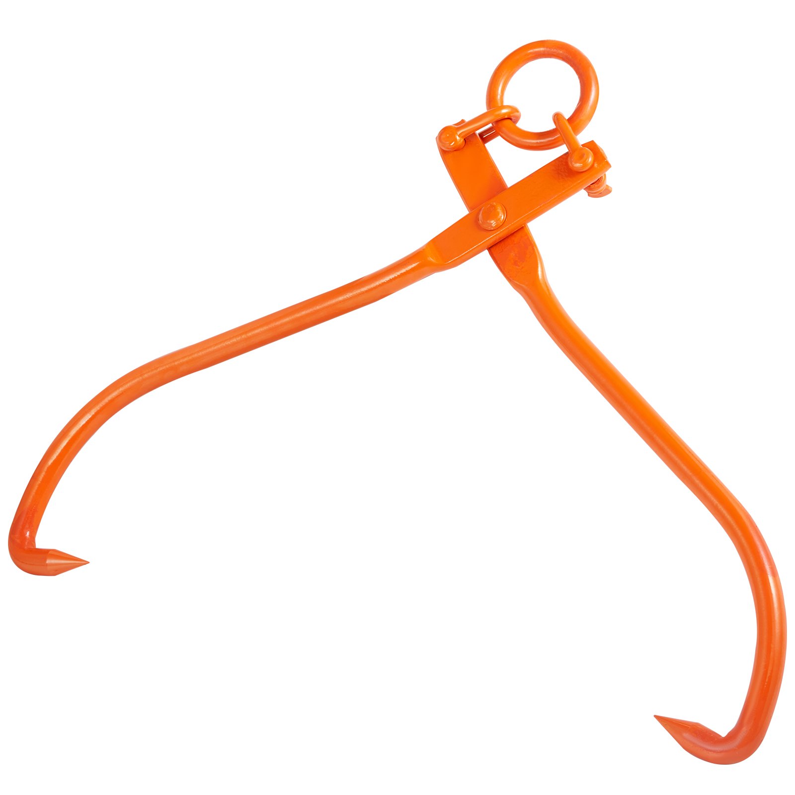 VEVOR Pinza per tronchi, Pinza per sollevamento tronchi da 32 pollici a 2 artigli, Pinza per tronchi in acciaio resistente, Capacità di carico 1543 libbre/700 kg, Strumento per sollevare