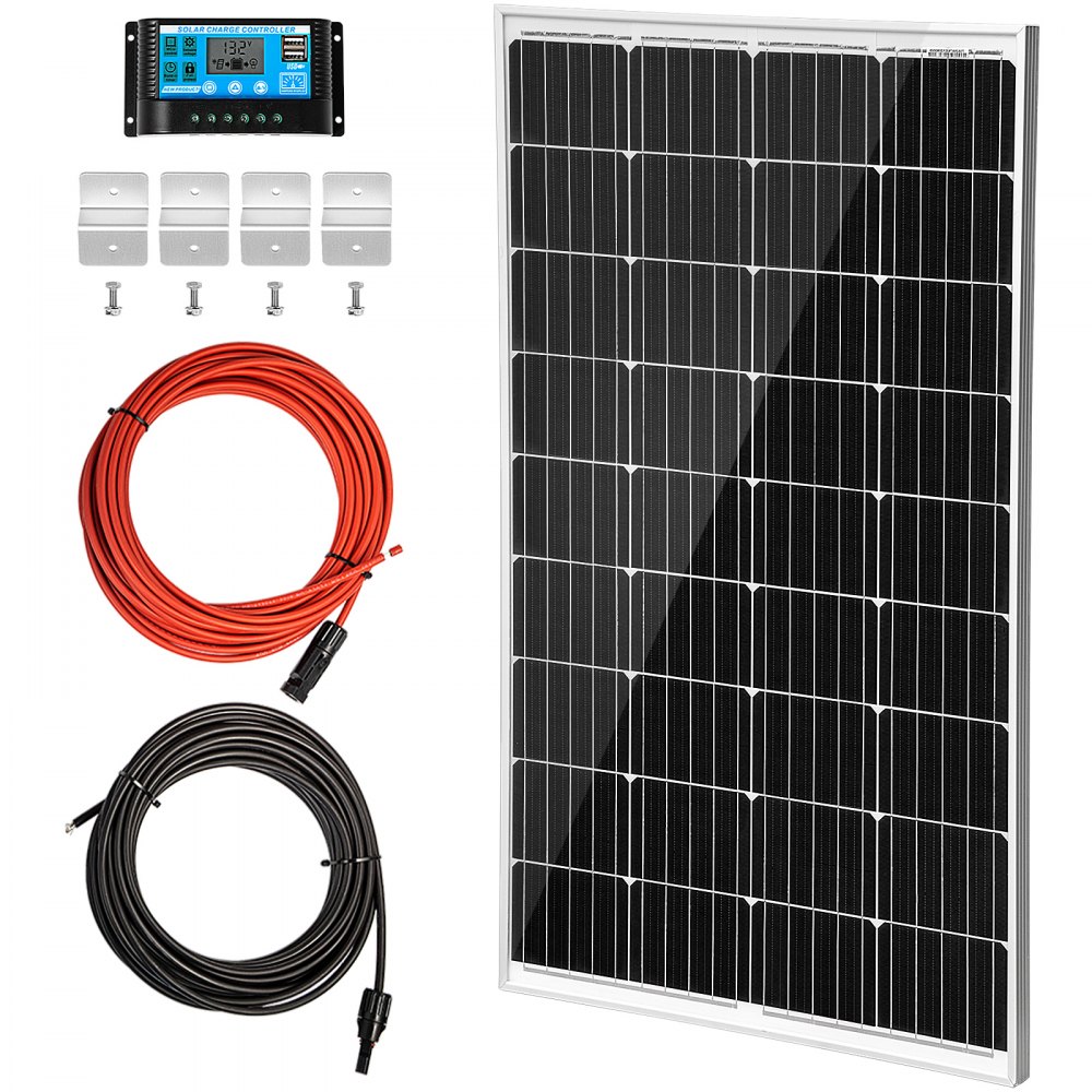 VEVOR Vevor Kit Solare Fotovoltaico Pannello Regolatore Carica Auto  Controllore 150 W