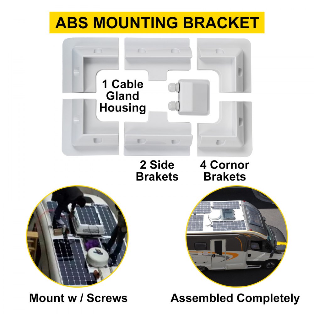 Vevor Kit Solare Fotovoltaico Pannello Regolatore Carica Controllore 2pz Da 200w