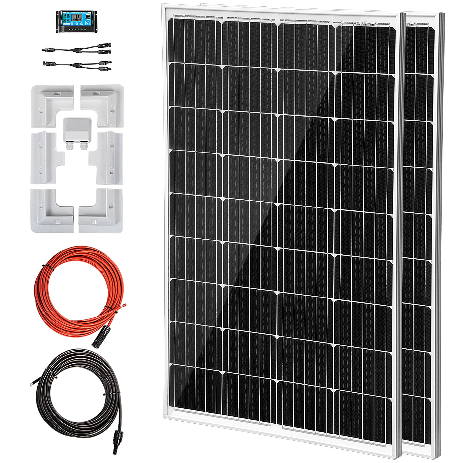 Vevor Kit Solare Fotovoltaico Pannello Regolatore Carica Controllore 2pz Da 240w