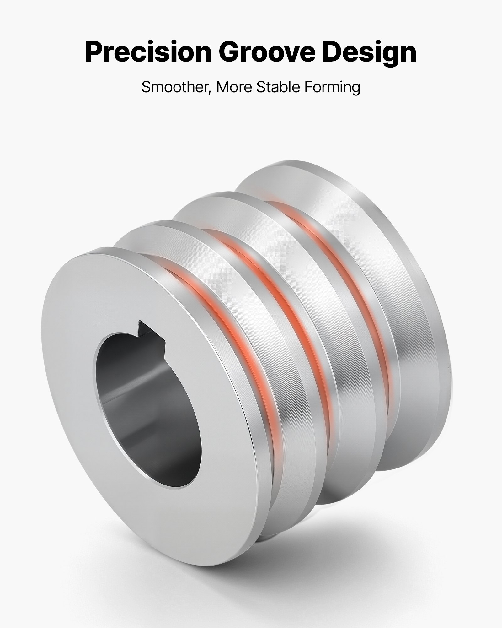 VEVOR 2 Rulli Quadrati di Ricambio per Laminatoio 3 Misure di Scanalature, Accessori per Strumenti Fai Da Te per la Creazione di Gioielli, in Acciaio Legato, per Pressare Oro Argento Alluminio Ottone