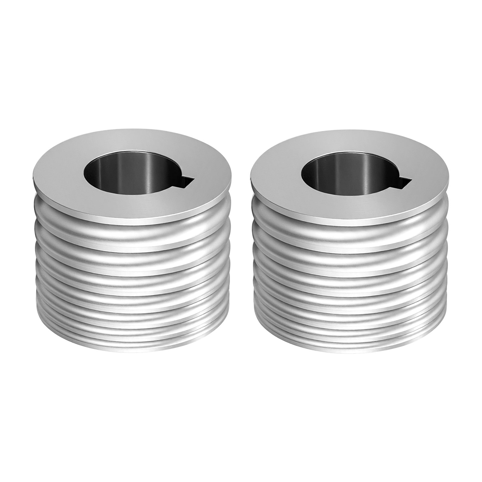 VEVOR 2 Rulli Rotondi di Ricambio per Laminatoio 7 Misure di Scanalature, Accessori per Utensili Fai Da Te, per la Creazione di Gioielli, Facile Installazione, per Metalli Duttili Oro Argento Rame