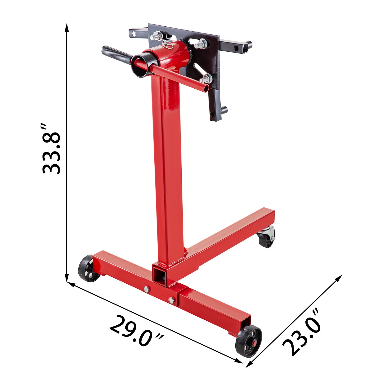 Cavalletto Del Motore Con ruote Di Fissaggio Supporto Motore In Acciaio 750lbs