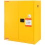 VEVOR Armadio di Sicurezza per Liquidi Infiammabili, 113,5 L, Armadio di Stoccaggio per Liquidi Infiammabili in Acciaio Laminato a Freddo, 109,5x46x127,25 pollici Antideflagrante Porte Chiusura Manuale