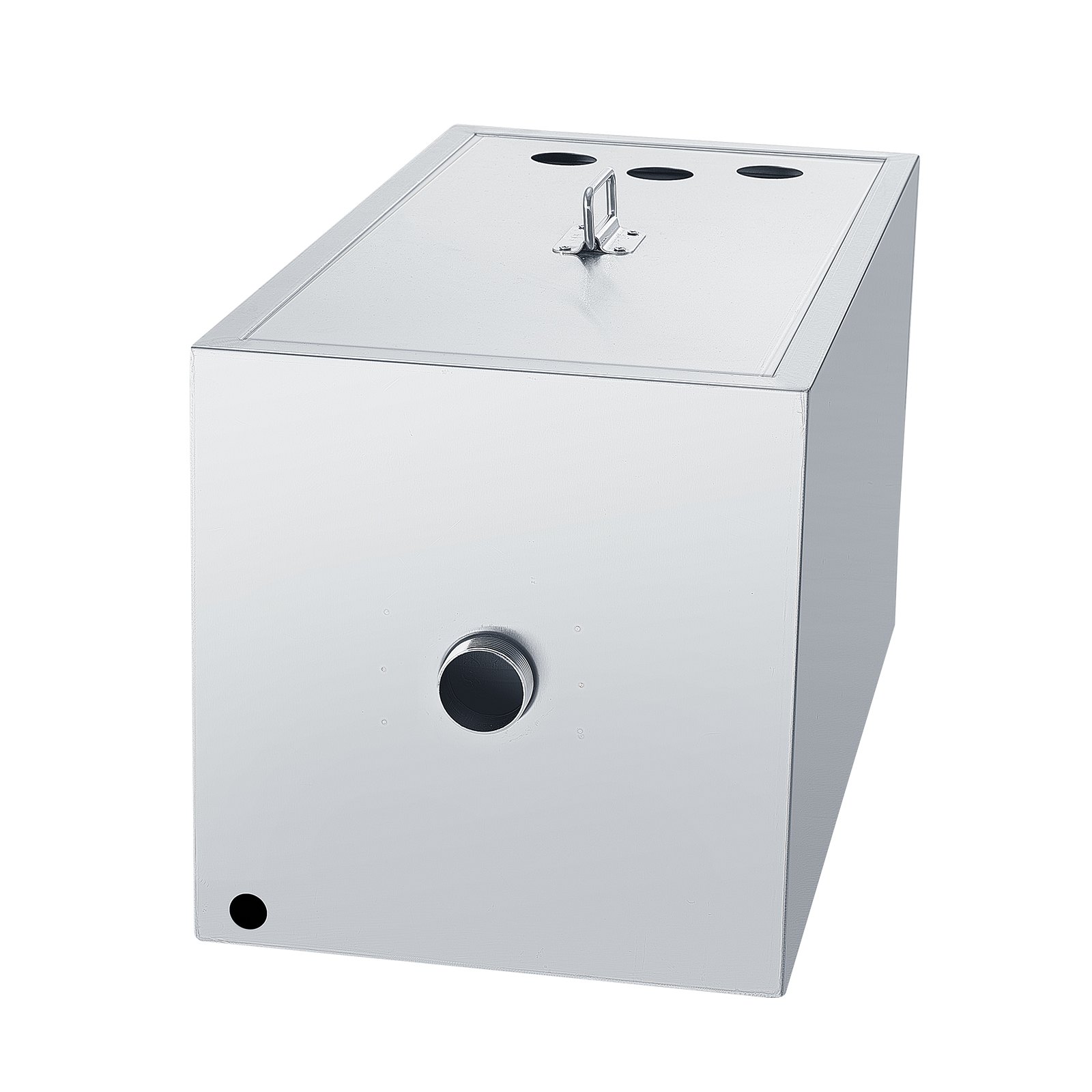 VEVOR Commercial Grease Separator, 25 lbs Grease Separator, Top Inlet Separator, Stainless Steel Under Sink Grease Separator, 6.44 GPM Wastewater Oil Water Separator, for Restaurants etc.