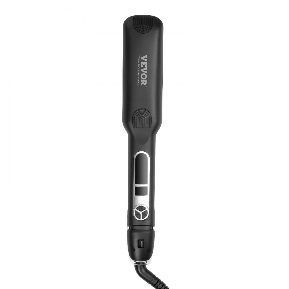 VEVOR Piastra per Capelli a Riscaldamento 38,1 mm 55 W, Piastra per Capelli in Titanio con Schermo LCD 25 Livelli di Temperatura 98,88 °C a 232,22 °C, Ideale per Uso in Viaggio, a Casa e in Salone