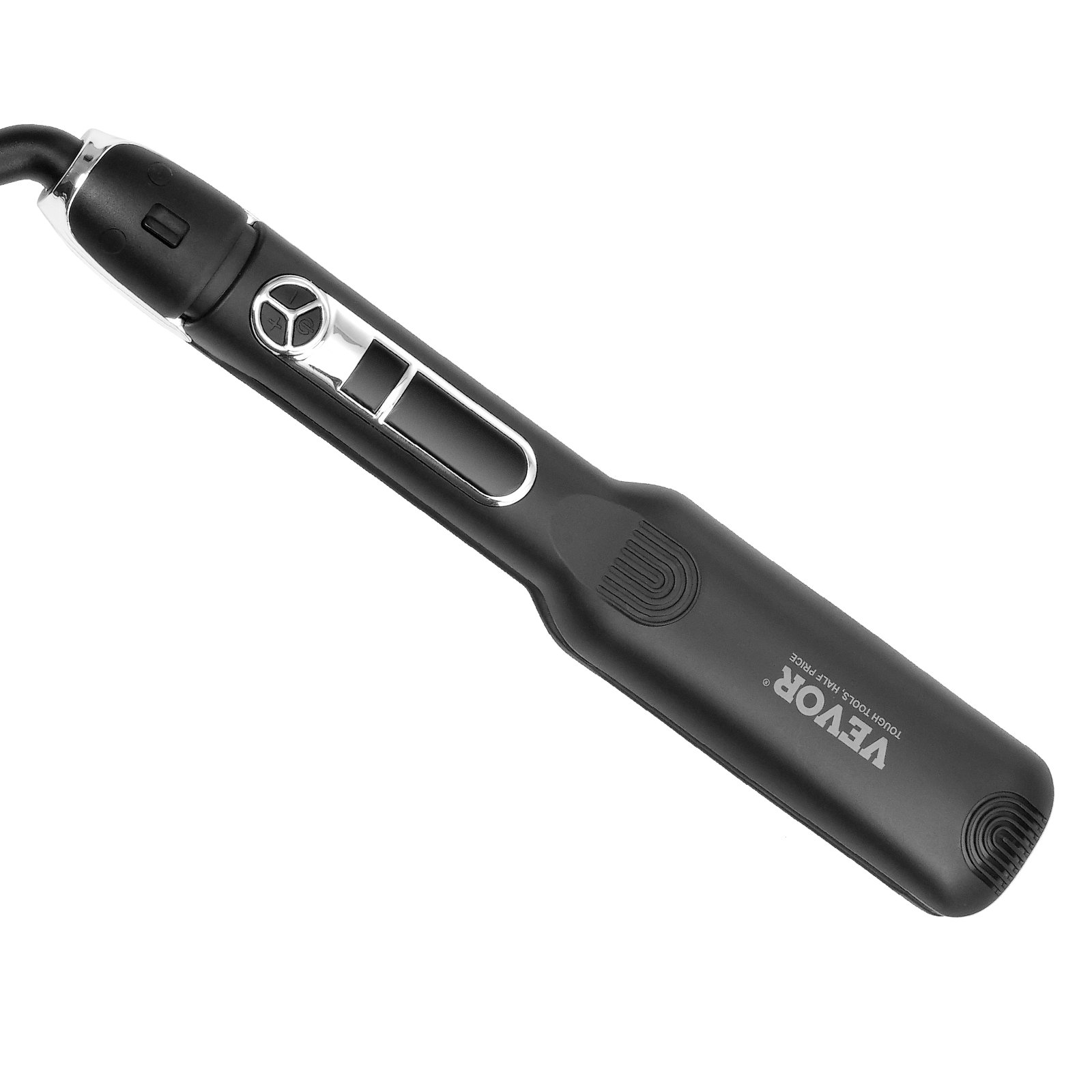 VEVOR Piastra per Capelli a Riscaldamento 38,1 mm 55 W, Piastra per Capelli in Titanio con Schermo LCD 25 Livelli di Temperatura 98,88 °C a 232,22 °C, Ideale per Uso in Viaggio, a Casa e in Salone