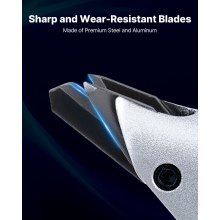 VEVOR Cesoia Elettrica per Metallo, Taglierina per Lamiera con Cavo da 4,0 A con Testa Girevole, Velocità Variabile, Taglio Continuo, per Acciaio Zincato 1,22 mm, Acciaio Inox 1 mm, 2500 giri/min