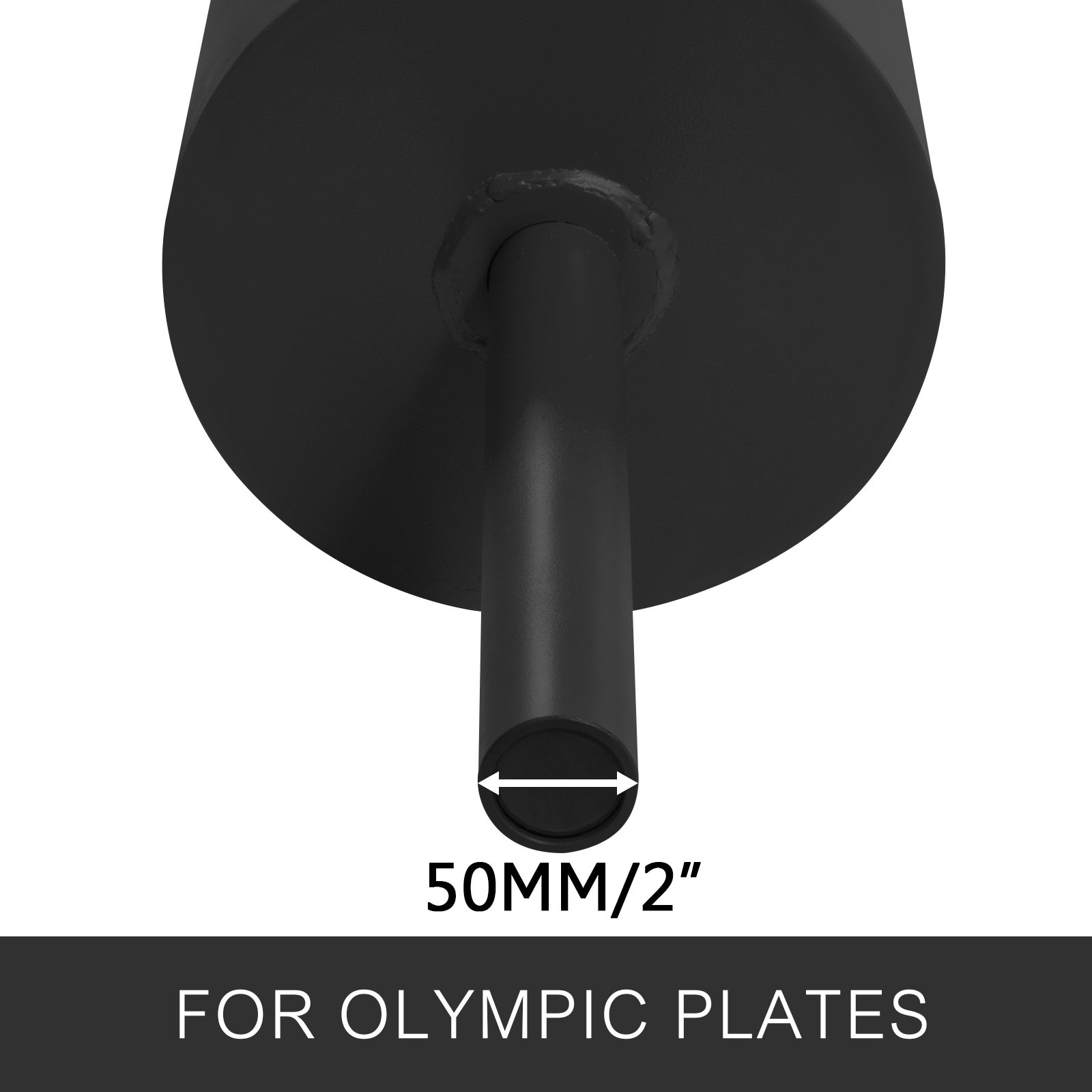 VEVOR 8 Pollici Bilanciere Log Bar | Log Bar | Powerbar | Strongman | Bilanciere Speciale per l'allenamento Strongman e Log Press e Massiccio e Resistente Nero