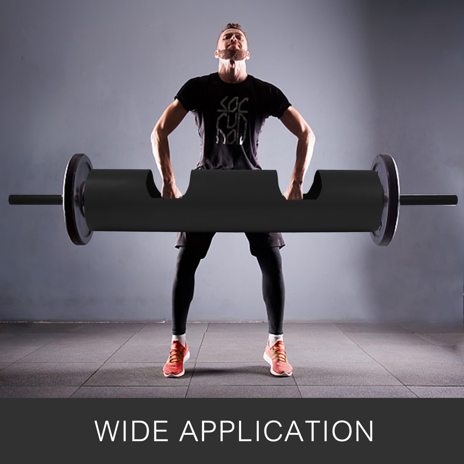 VEVOR 8 Pollici Bilanciere Log Bar | Log Bar | Powerbar | Strongman | Bilanciere Speciale per l'allenamento Strongman e Log Press e Massiccio e Resistente Nero