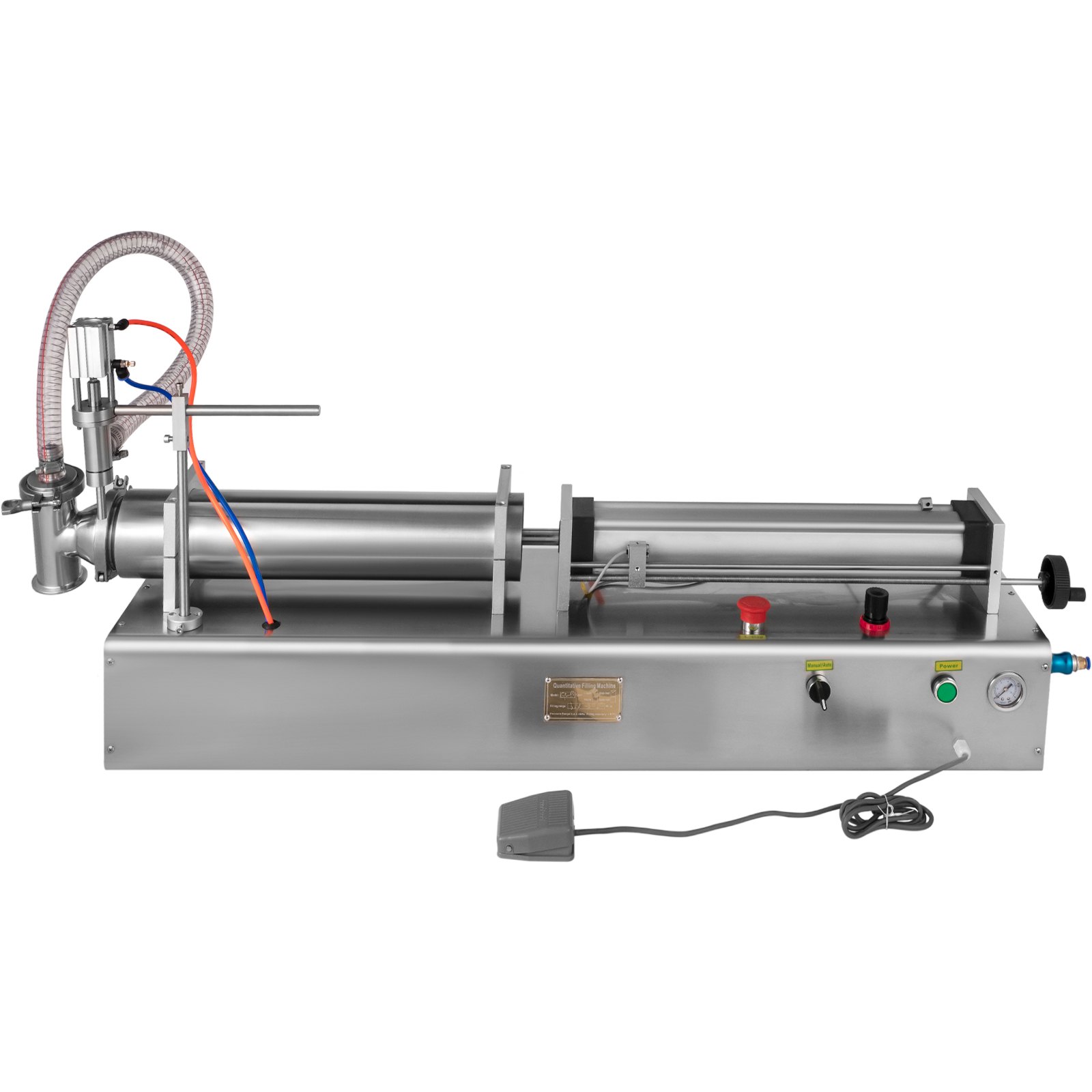 VEVOR Macchina Riempitrice per Liquida Pneumatica da 500-3000ml Testa Singola