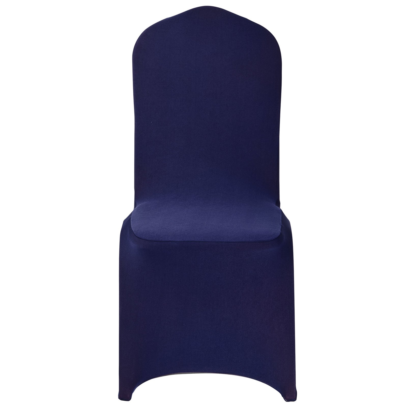 VEVOR Coprisedie per Sedia, 50 Pezzi, Coprisedie in Poliestere e Spandex Lavabili e Rimovibili per Feste di Matrimonio, Banchetti da Sala da Pranzo, Adatti a Sedie 51 x 45 x 95 cm, Blu Navy