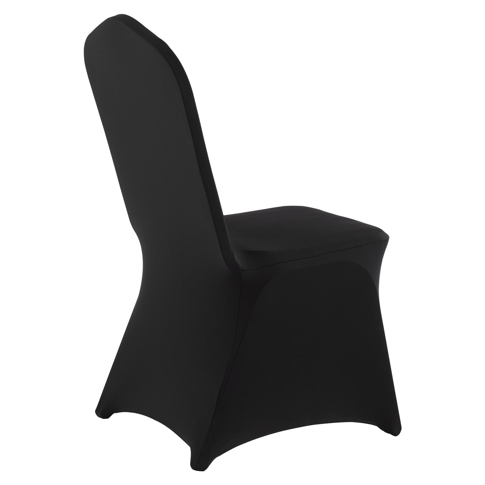 VEVOR Coprisedie per Sedia, 150 Pezzi, Coprisedie in Poliestere e Spandex Lavabili e Rimovibili per Feste di Matrimonio, Banchetti da Sala da Pranzo, Ristorante, Adatti a Sedie, 51 x 45 x 95 cm Nero