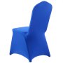 VEVOR Coprisedie per Sedia, 50 Pezzi, Coprisedie in Poliestere e Spandex Lavabili e Rimovibili per Feste di Matrimonio, Banchetti da Sala da Pranzo, Adatti a Sedie 51 x 45 x 95 cm, Blu Reale