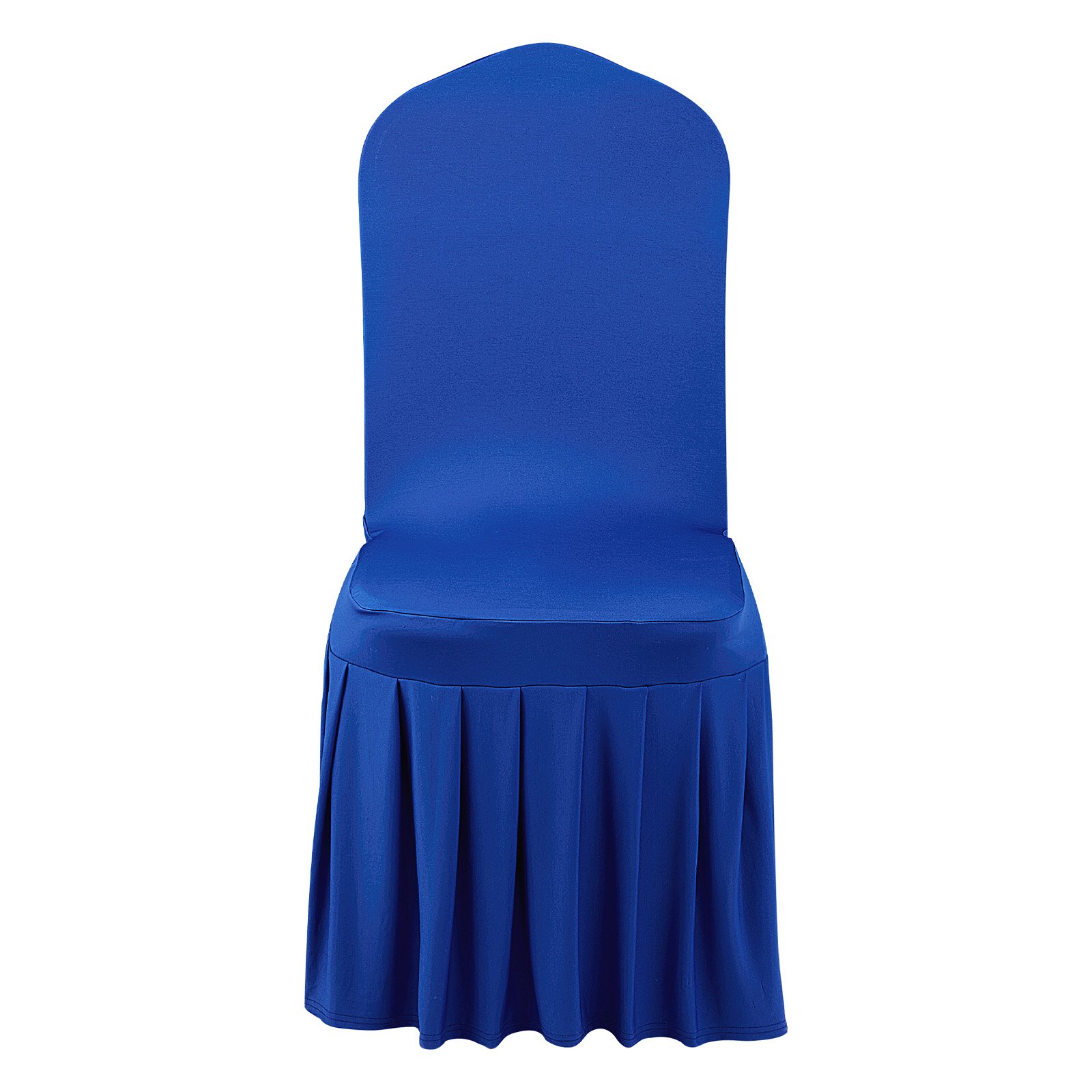 VEVOR Coprisedie Elasticizzati, 30 Pezzi Lavabili e Rimovibili in Poliestere e Spandex per Matrimoni, Feste, Sale da Pranzo, Banchetti, Ristoranti, Adatti a Sedie 510 x 450 x 950 mm, Blu