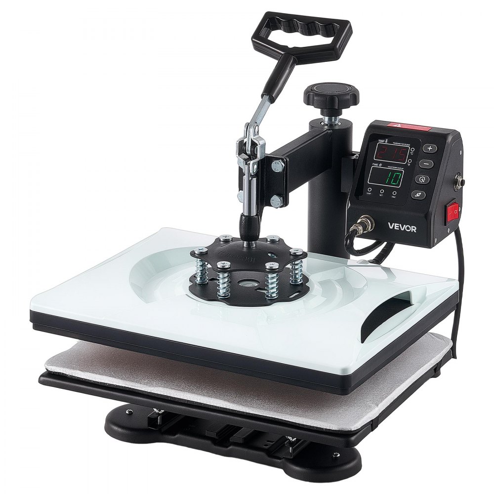 VEVOR Pressa a Caldo 29 x 38 cm Combinazione 5 in 1 per Sublimazione, Termopressa Riscaldamento Rapido Controllo Digitale Tempo e Temperatura Multiuso, per Magliette Tazze Bicchieri Cappelli Piatti