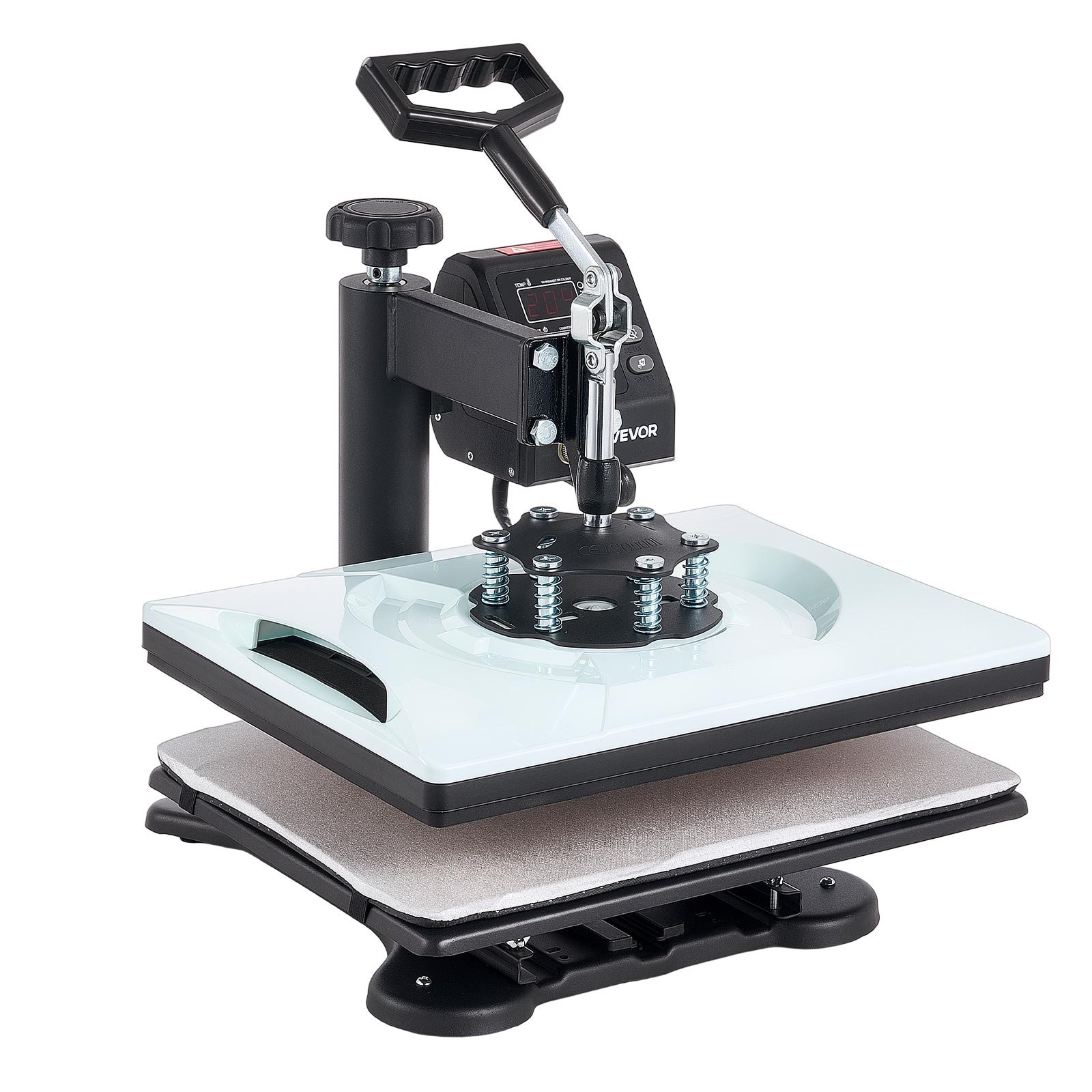 VEVOR Pressa a Caldo 29 x 38 cm Combinazione 5 in 1 per Sublimazione, Termopressa Riscaldamento Rapido Controllo Digitale Tempo e Temperatura Multiuso, per Magliette Tazze Bicchieri Cappelli Piatti