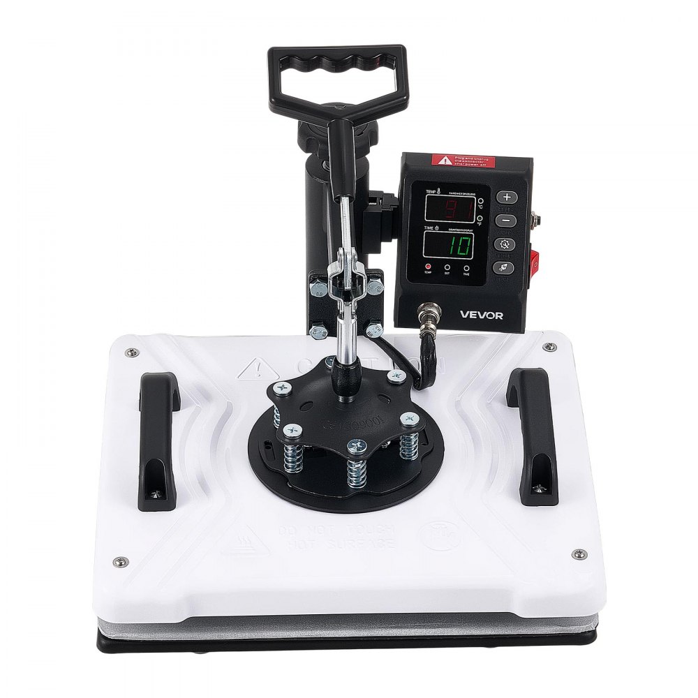 VEVOR Pressa a Caldo 29 x 38 cm a Sublimazione con Braccio Oscillante, Termopressa Riscaldamento Rapido Uniforme, Controllo Digitale di Tempo e Temperatura, per Indumenti Borse in Tela Federe Calzini
