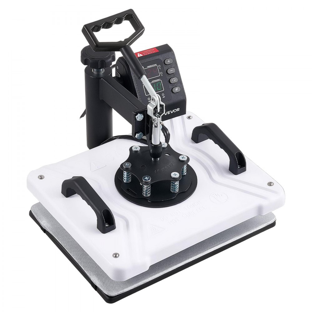VEVOR Pressa a Caldo 29 x 38 cm a Sublimazione con Braccio Oscillante, Termopressa Riscaldamento Rapido Uniforme, Controllo Digitale di Tempo e Temperatura, per Indumenti Borse in Tela Federe Calzini