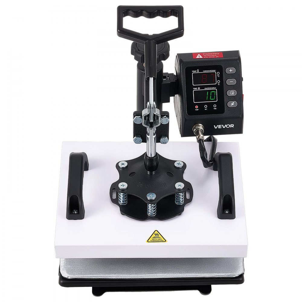 VEVOR Pressa a Caldo 30 x 20 cm a Sublimazione con Braccio Oscillante, Termopressa Riscaldamento Rapido e Uniforme, Controllo Digitale di Tempo e Temperatura, per Magliette Borse in Tela Federe Calze